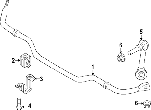 Stabilizer Bar & Components for 2025 Nissan ARIYA #2
