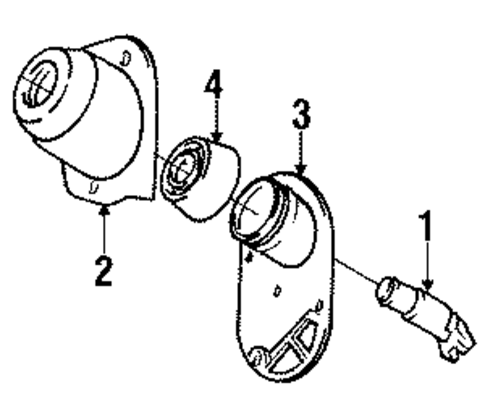 Shaft & Internal Components for 1991 Dodge Shadow #1