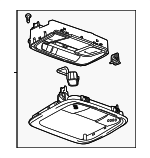 84087298 - : 2017 2018 Chevrolet Volt - Overhead Console for Chevrolet: Volt Image