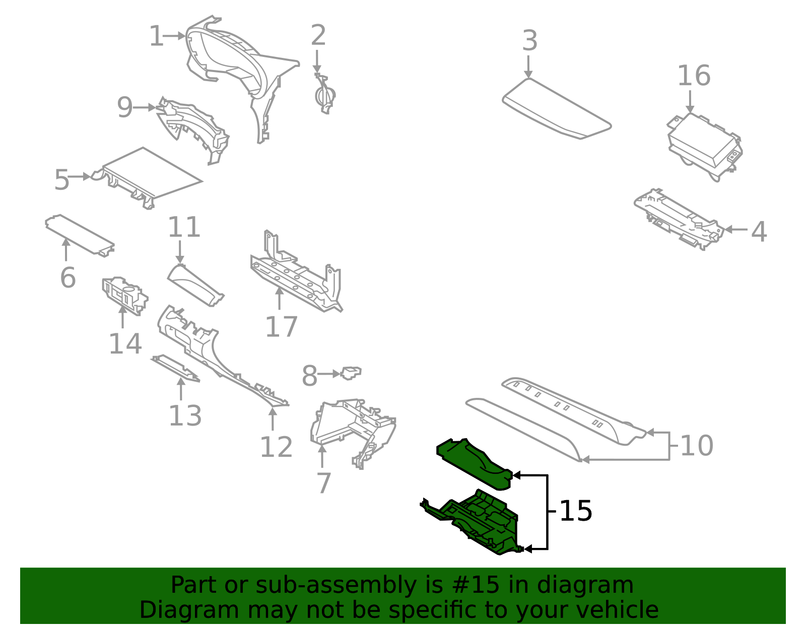 2019-2025 Subaru Forester Under Cover 66066SJ100 | Subaru Online Parts