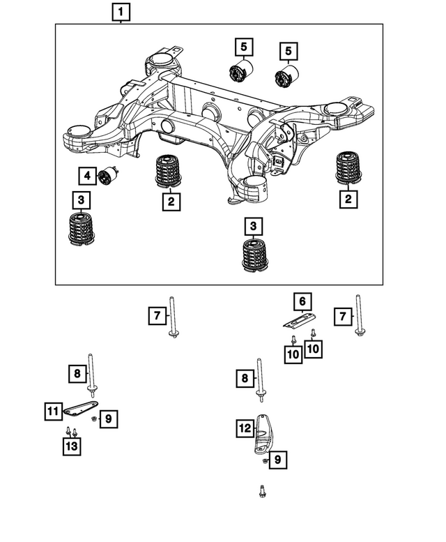 68632322AA - : Rear Differential Isolator for Mopar Image