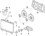 1540521 - Cooling System: ACDelcoâ„¢ Fan Motor for GM Image