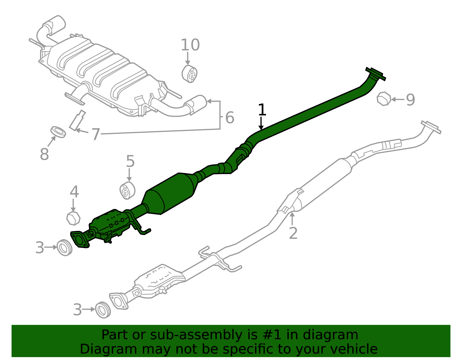 PYE9-20-55XA - Catalytic Converter 2017-2021 Mazda CX-5 | Mazda-Parts