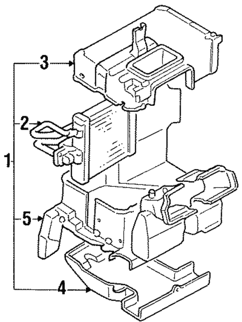 miniのエアコン部品 Heater Components for 1993 Nissan 300ZX | Parts Nissan Of