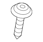 WHT008774 - Body: License Plate Bracket Bolt for Audi Image