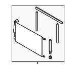 97606M6000 - : A/C Condenser for Hyundai Image