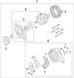 23712AA220 - : Stator for Subaru: BRZ Image