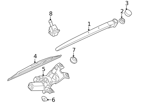 Wiper Components for 2007 Land Rover Range Rover Sport #0