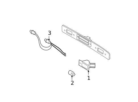 License Lamps for 2006 Volvo XC70 #0