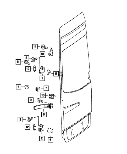 Dual and Single Cargo Door for 2009 Dodge Sprinter 3500 #1