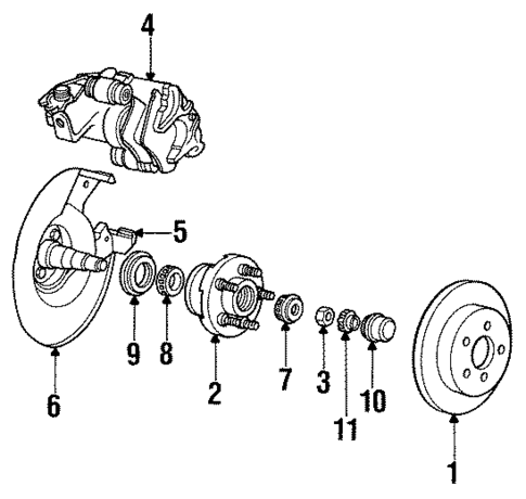 Rear Brakes for 1990 Chrysler New Yorker #0