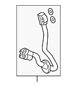 4G1260712F - HVAC: Evaporator Tube for Audi Image