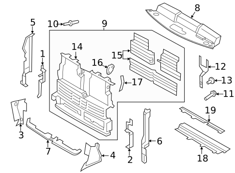 Air Deflector for 2016 Ford Edge #0