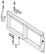 6611089105 - : Hinge for Toyota: Pickup Image