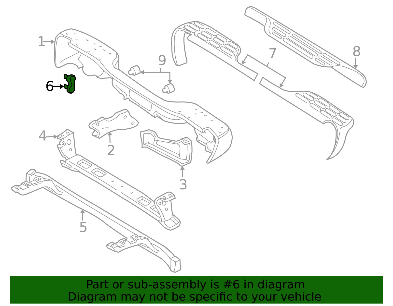GM Parts: Tailgate Striker Plate (Part# 11570162) | GM Parts Store