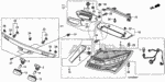 33303S2R003 - Electrical/Exhaust/Heater/Fuel: BULB, WEDGE (12V 21W) (AMBER) (STANLEY) for Acura Image