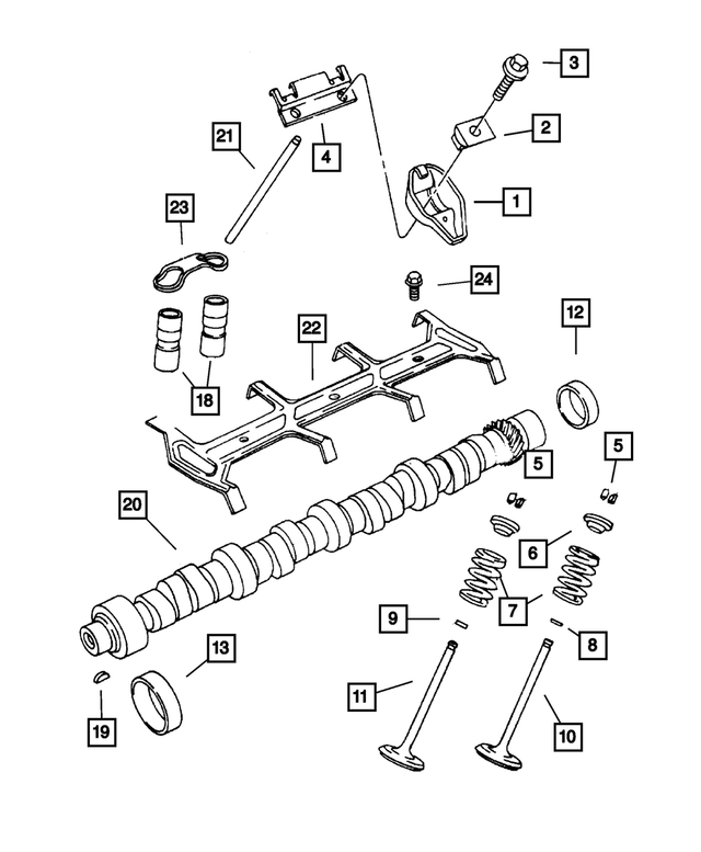 « 33004626 – Engine 5.9L Eight Cylinder : Ressort De Soupape Retenue pour Mopar Image »