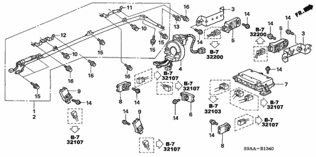 SRS Unit for 2006 Honda CR-V #0