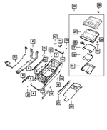 68625015AA - Interior Trim: Console Wiring for Ram: 2500 Image