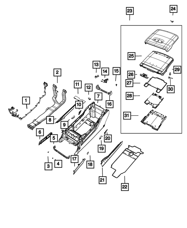 52112459AE - : Arm Rest Wiring for Mopar Image