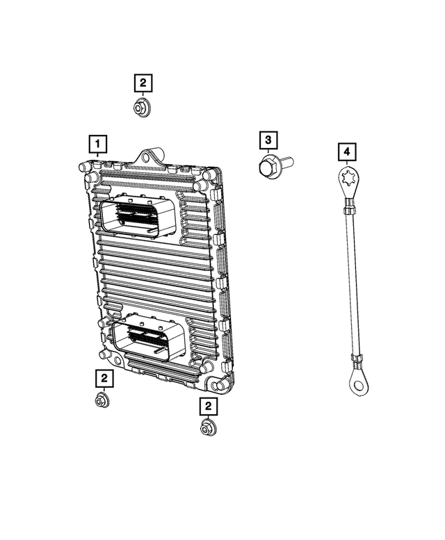68603870AA - Electrical: Ground Strap for Mopar Image