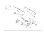 2118201340 - Electrical System: Wiper for Mercedes-Benz: E320, E500, E55 AMG Image