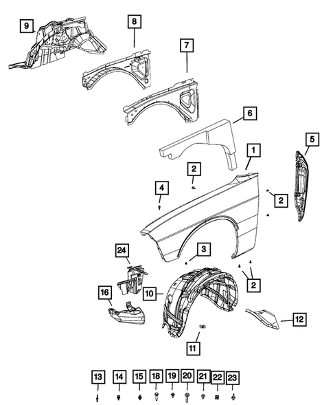 Fenders for 2023 Dodge Challenger #0