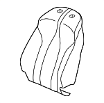81125TJBA42ZM - : Seat Back Cover for Acura Image
