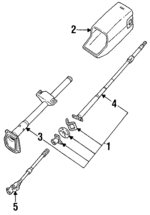 4880536G00 - Steering: Column Assembly for Nissan Image