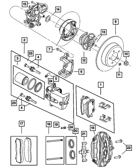 Rear Brakes for 2010 Chrysler 300 #0