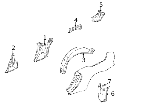 Inner Structure for 2004 Porsche 911 #2