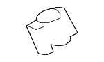 MB642442 - Body: Fuel Door Clip for Mitsubishi Image