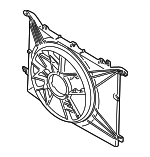 30723106 - Cooling System: Shroud for Volvo: C70, S60, S80, V70 Image