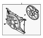 30749759 - Cooling System: Fan Assembly for Volvo: S60, S80, V70, XC70 Image