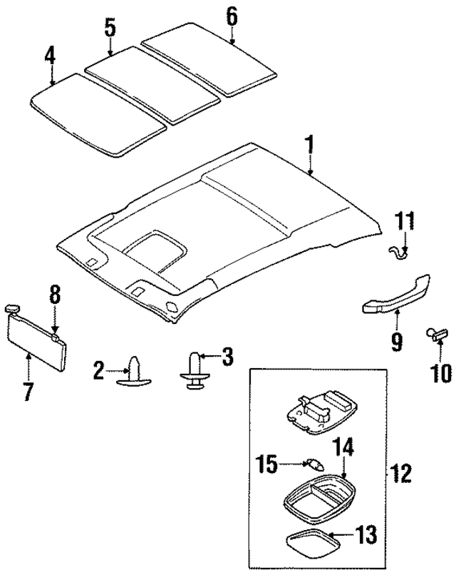 K01969331A06 - : Sun-Visor Adapter for Kia Image