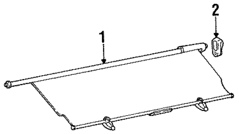 Interior Trim - Rear Body for 1993 Jeep Grand Cherokee #0