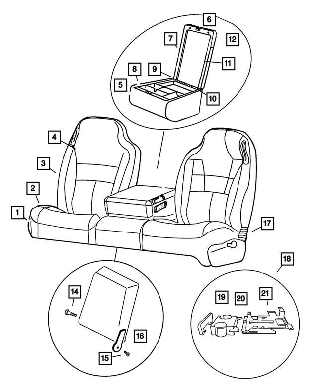 UP811K5AA - Interior Trim: Armrest Base for Mopar Image