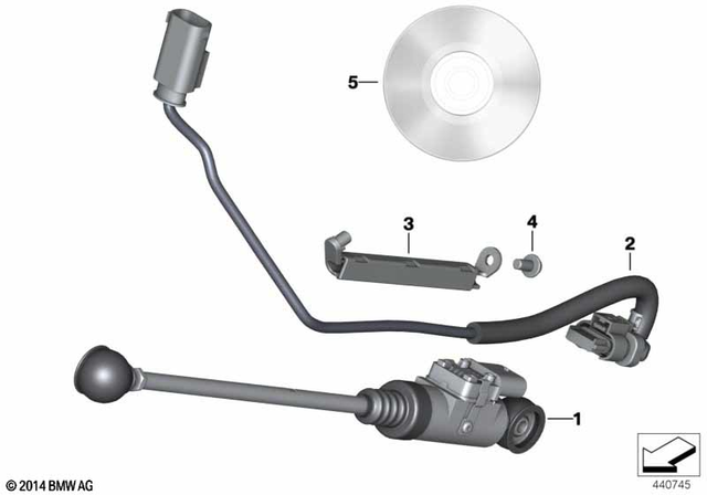 61128545380 - Ergonomics &amp; Comfort: Adapter Cable Gearshift Assistant for BMW-Motorrad Image