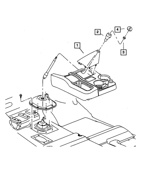 Gearshift Controls and Related Parts for 2008 Dodge Ram 1500 #0