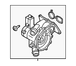 6L121111P - Cooling System: Thermostat Unit for Audi: A3, A3 Quattro, A4, A4 allroad, A4 Quattro, A5 Quattro, A5 Sportback, A6, A6 Quattro, A7 Sportback, Q3, Q5, Q5 PHEV, Q5 Sportback, Q7, S3, TT Quattro, TTS Quattro Image image