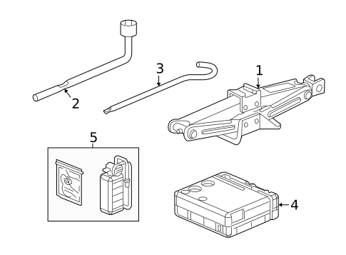 Jack & Components for 2022 Honda Insight #0