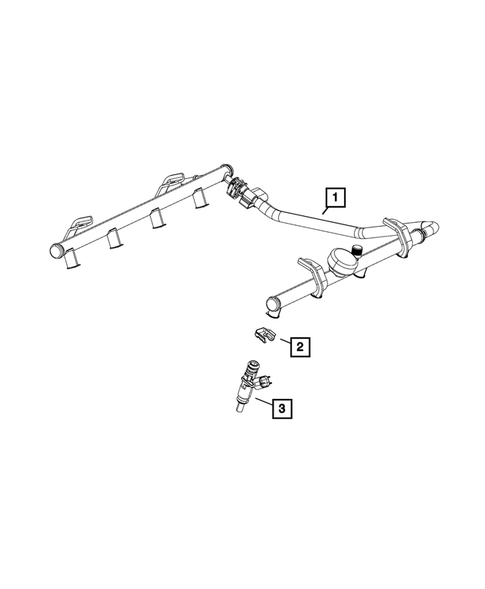 Fuel Rail and Injectors for 2020 Dodge Charger #0