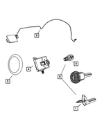 68046428AA - : Integrated Key Fob Transmitter Kit for Mopar Image