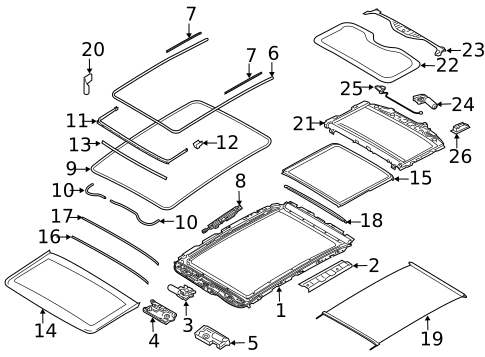 Sunroof for 2021 BMW X7 #0