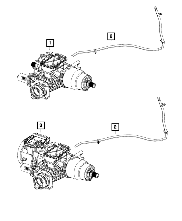 68306795AB - Four Wheel Drive; Differential and Drive Line: Rear Axle Differential for Mopar Image