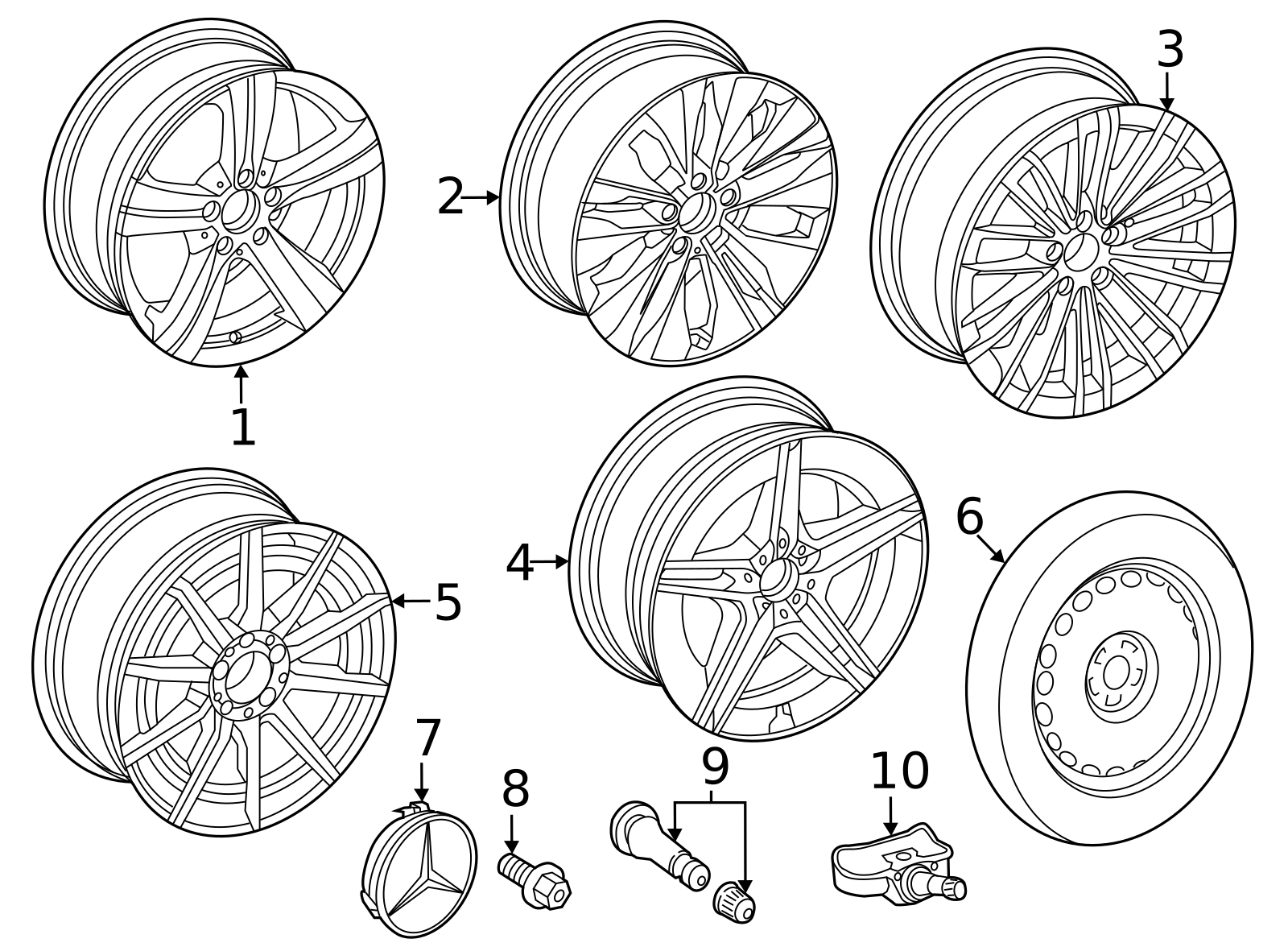 206-401-47-00-7X23 - Wheel Exchange Disk 2022-2026 Mercedes-Benz 206-401-47-00-7X23 - Wheel Exchange Disk 2022-2026 Mercedes-Benz