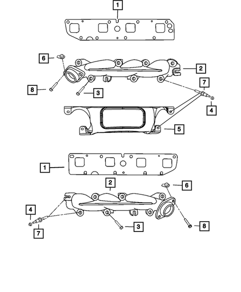 Manifolds and Vacuum Fittings for 2009 Jeep Commander #0