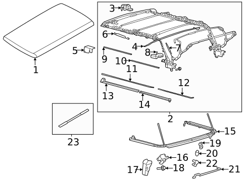 Removable Soft Top for 2025 Ford Bronco #0