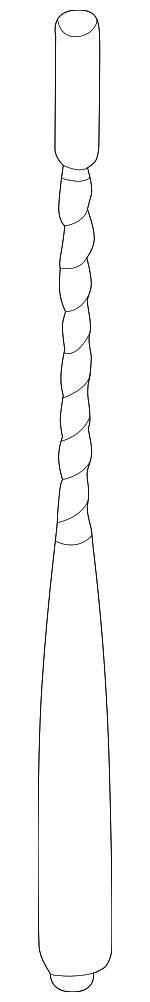 1J0035539B - Electrical: Mast for Volkswagen Image