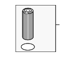 2781800009 - Engine: Engine Oil Filter Element for Mercedes-Benz Image